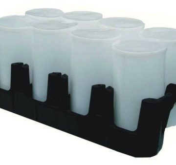 Cylinder Mold Transport Rack, for 4" x 8" Concrete Cylinder Molds, Transfer Case