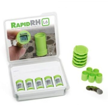 Rapid RH L6 Smart Sensor 5 Pack Kit without Reader, Concrete Moisture Test