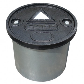 Manhole, 8" Monitor Well Manhole, Bolt-Down Lid, 8" Skirt