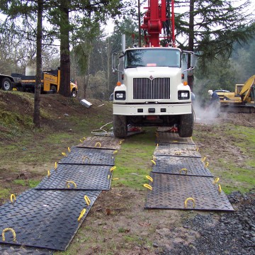 AlturnaMATS, 4'X8' Black Mat, Ground Protection Mat