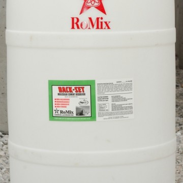 BACK-SET, Cement Dissolver, Backset Cement Remover, 55 Gallon Drum, Concrete Remover