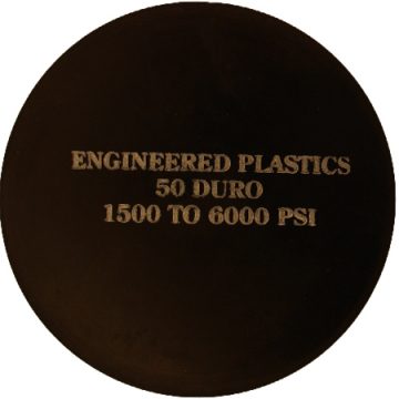 Capping Pad 6", 50 Durometer Neoprene Capping Pad for Testing Concrete Cylinder Molds