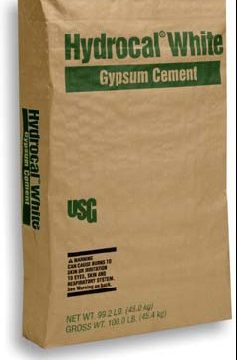 Hydrocal ® White 50 lb. Bag; Hydrocal White Gypsum Cement, Capping Compound