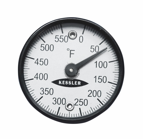 Dual Magnet Surface Dial Thermometer, 0° to 500°F