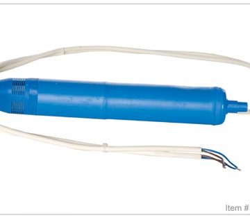 Pump, Engineered Plastic PROACTIVE™ WATER SPOUT-I™, Double Bottom Booster Pump; Purging Pump, 40' Depth, 3' Wire, no Clips